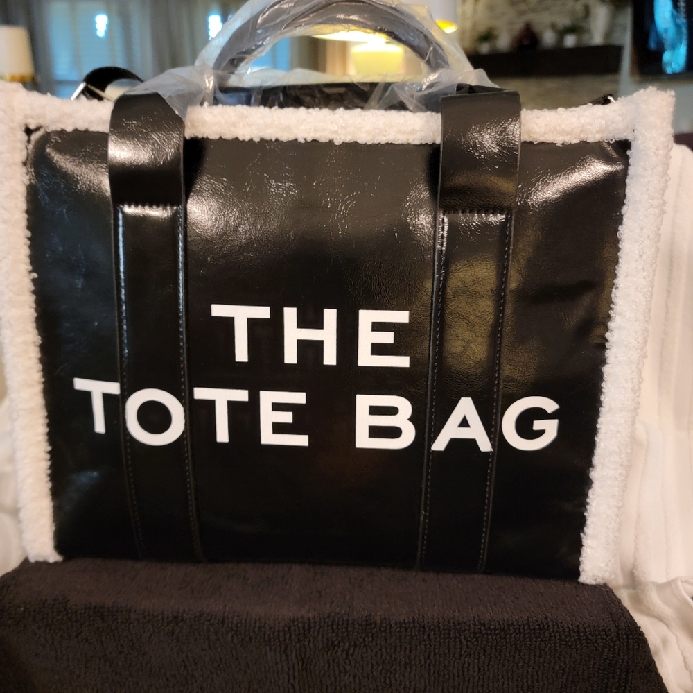 Black and White Tote Bag